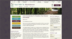 Desktop Screenshot of mypathtoabundance.com